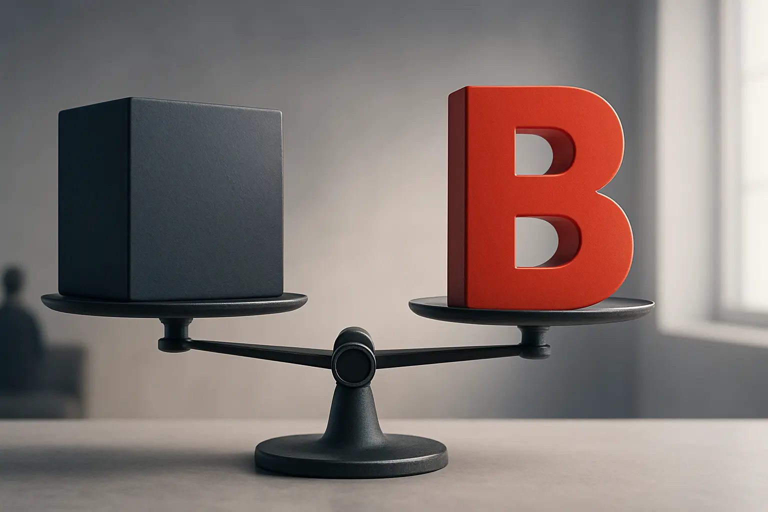 Render tridimensional de formas inventadas, en los colores de la publicación; acompaña a «Gold Casino vs Betano»