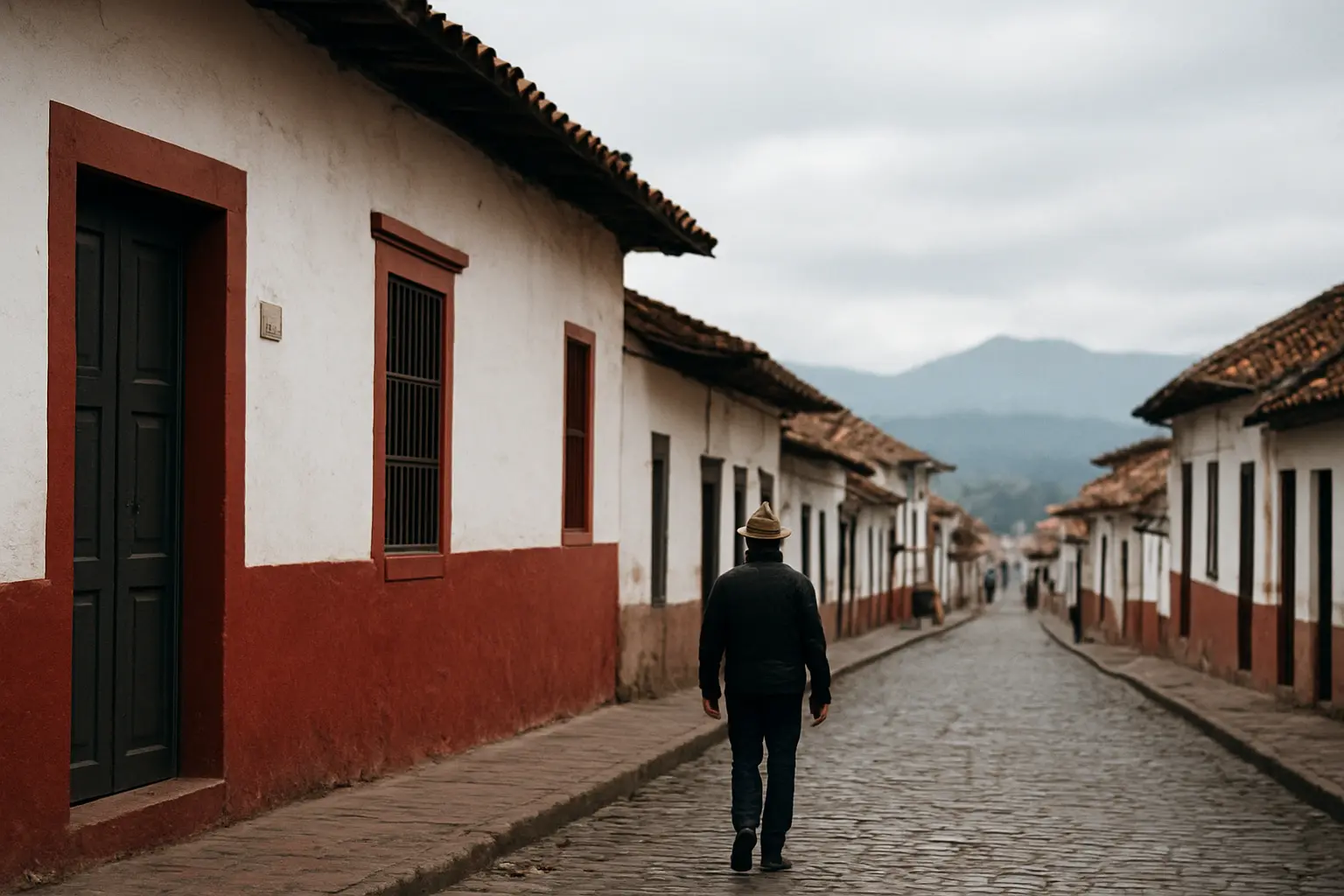 Fotografía editorial en los colores de la publicación; acompaña a «Colombia»